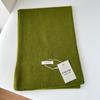 Sciarpa minimalista 100% lana pura da donna autunno inverno versatile tinta unita sottile scialle regalo avanzato per coppia sciarpa calda