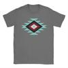 Southwest Santa Fe Navajo Indian Tribal Tshirt unisex Loose Short Sleeve Cotton fashion 2026 New Summer Men Aztec style shirt