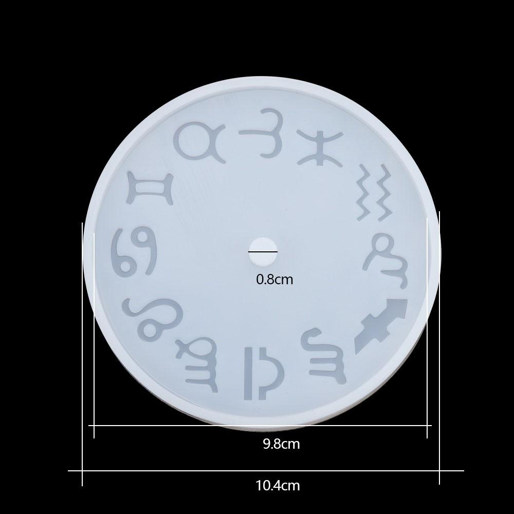 1Pcs Clock Resin Epoxy Molds Mixed Size Silicone UV Resin Casting Molds For DIY Jewelry Making Findings Supplies Accessories
