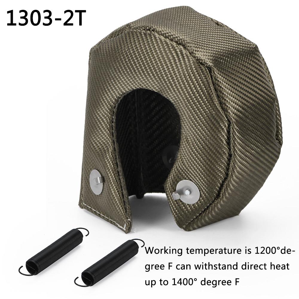 

VR - 100% Full Titanium T3 Turbo Charger Heat Shield Cover Blanket Fit For : T2 T25 T28 GT28 GT30 GT35 Car Accessories 13032T