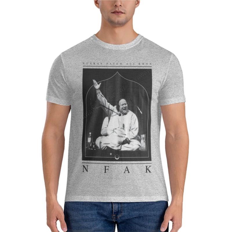 Классическая футболка в стиле каввали Нусрата Фатеха Али Хана мужская хлопковая футболка футболка с коротким рукавом фирменная футболка хлопок мужские топы S