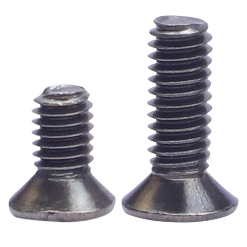 Flachkopf-Maschinenschrauben aus vernickeltem Kohlenstoffstahl - M2/M2.5/M3/M4