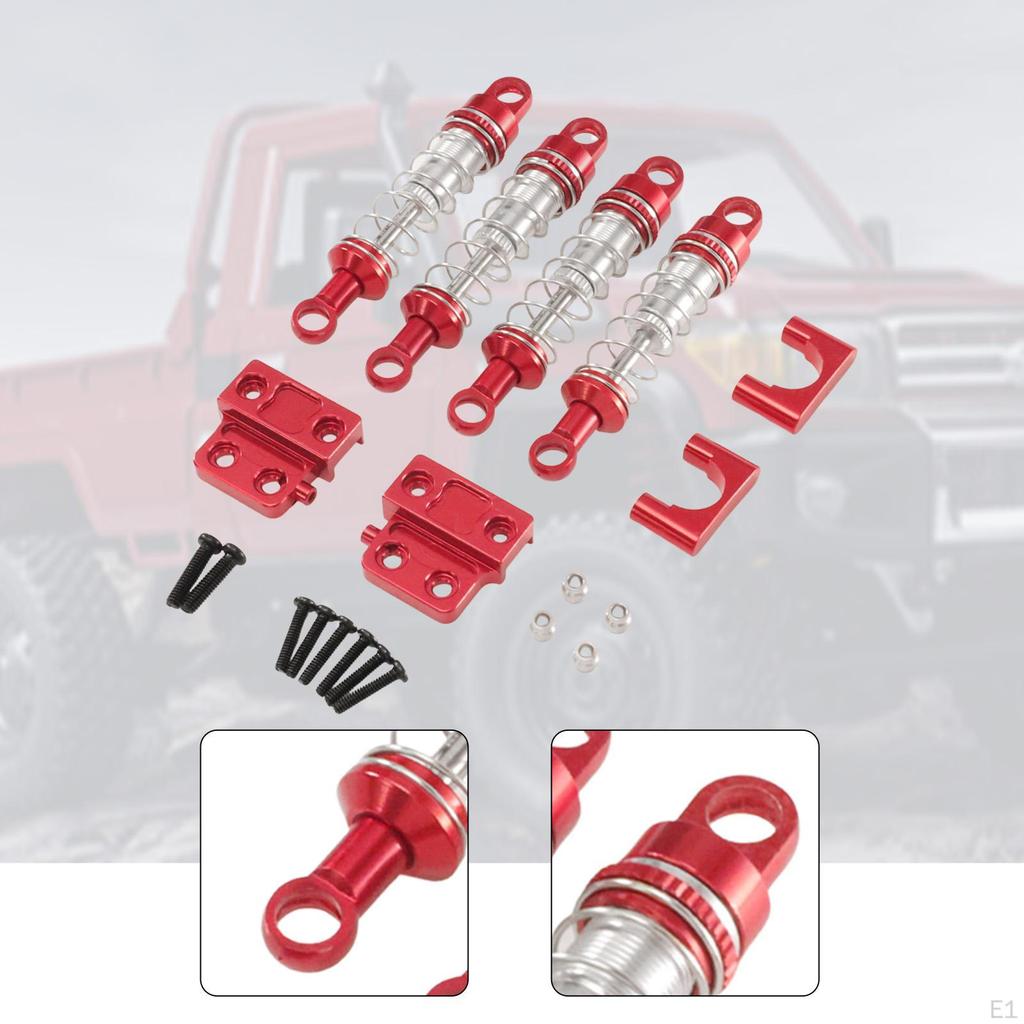 1/12 RC Car Shock Absorber Damper Kit Easy Installation Lightweight Remote Control Model Parts