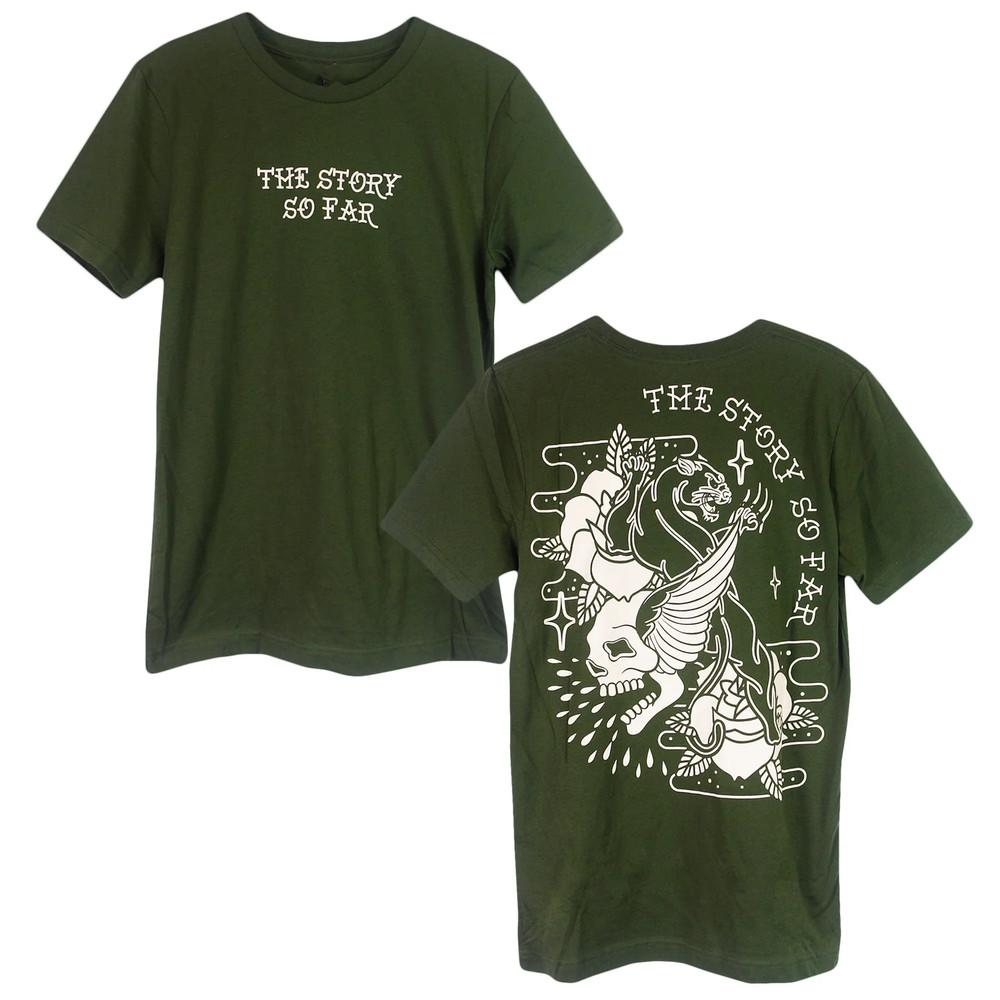 The Story So Far  Skull Olive Tee s-5xl T Shirt 2 side Unisex T-Shirt L