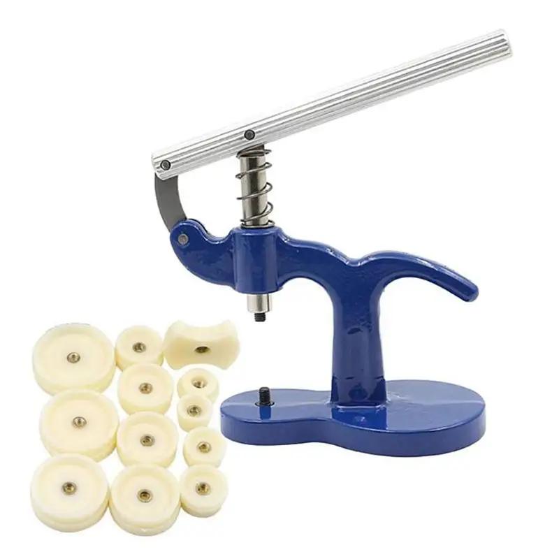 Watch Back Press Tool Set Nylon Prevent Slip Fitting Dies Nylon Watch Case Closer Watch Repair Tool Kit for Watchmaker 12pcs