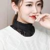Multifunctional Lace Collar Lace Up Shirt Collar Fashion Fake Collar  Women's