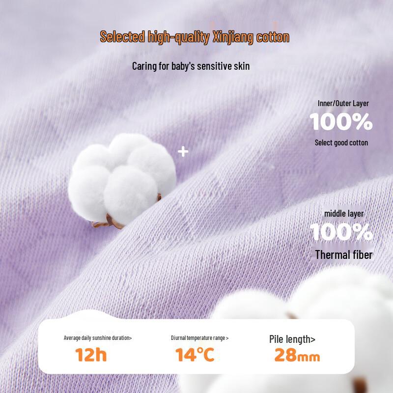 DEESHA Girls' Padded Thermal Underwear Set