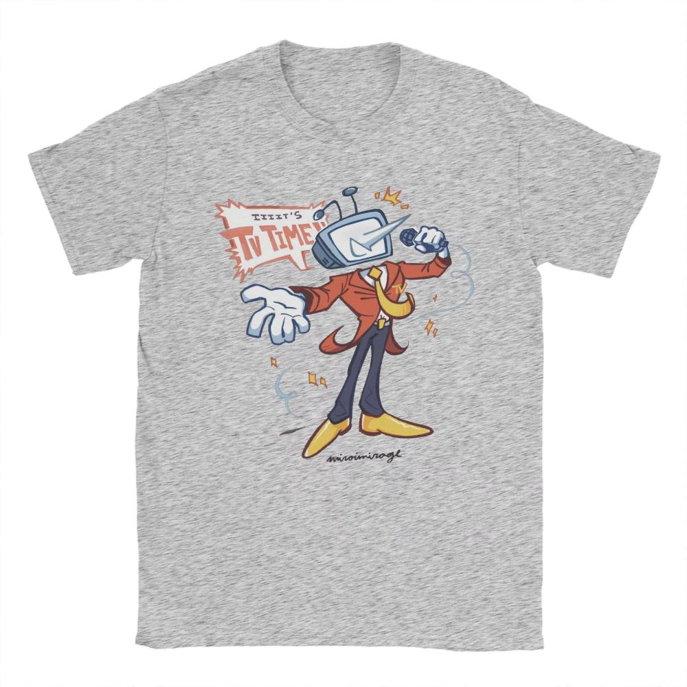 Sommer Herren T-Shirt Deltarune 3 Tenna Es ist TV-Zeit Damen T-Shirts Hip Hop Strand T-Shirts Streetwear Lockere Baumwoll-Tops Geschenkidee