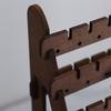 Wooden Earring Holder 7 Tier Jewelry Storage Rack Ear Studs Dangle Hoop Earrings Display Stand