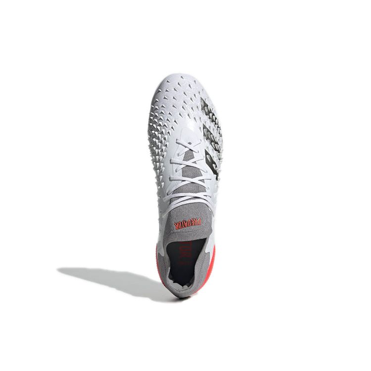 adidas Predator Freak.1 Low FG White Solar Red Unisex Sneakers Cloud-White Iron-Metallic FY6263