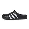 Adidas ADILETTE CLOGS Abrasion Resistant Closed Toe Slippers Unisex Black Green GZ5886(Team1311-)