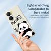 For Xiaomi Redmi Turbo 4 5G/Poco X7 Pro 5G Case Panda Pattern Printing Straight Edge TPU Phone Back Cover