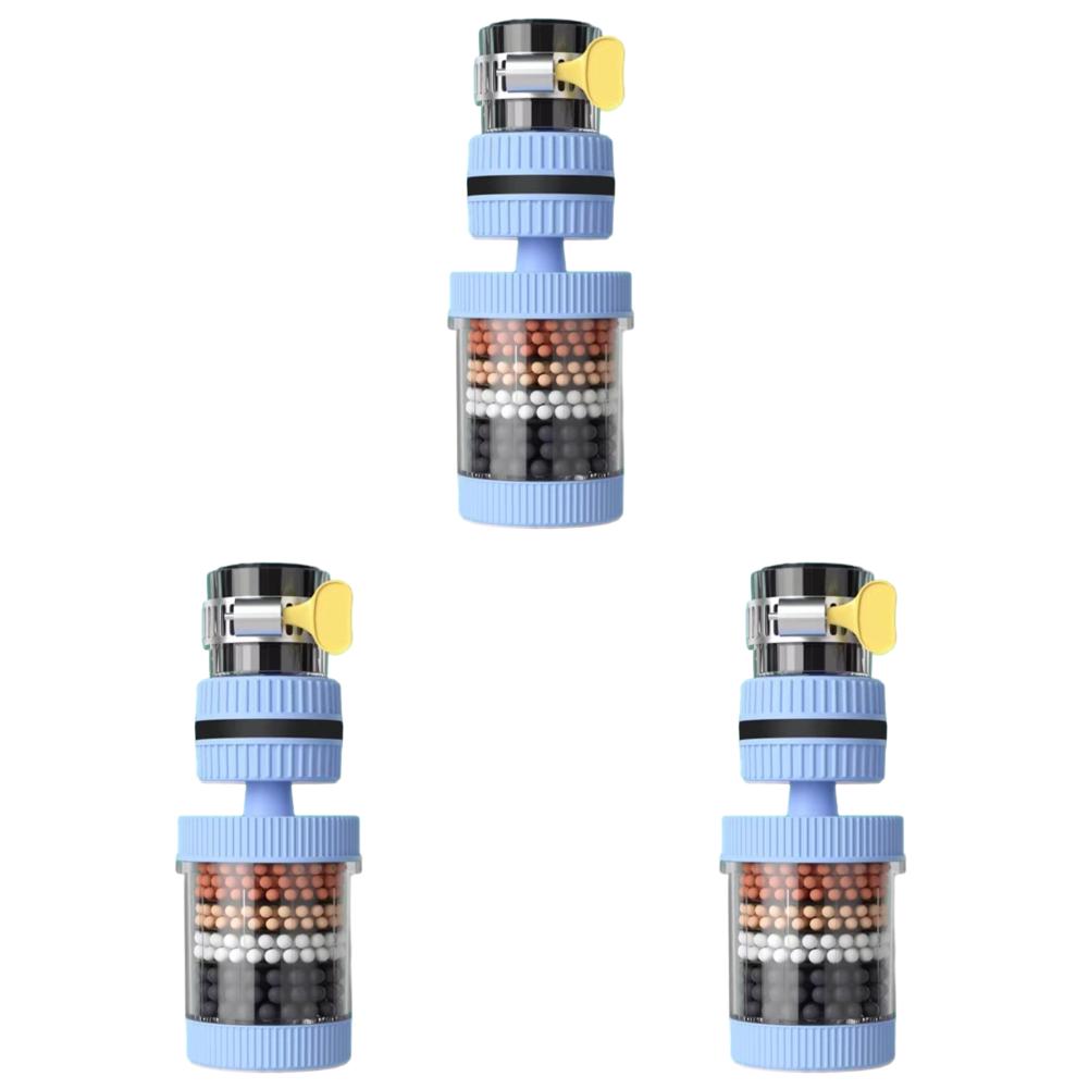 3/2/1pcs Universal Water Filter Anti-splash 360° Rotation Faucet Aerator 6 Layers Splash Nozzle Kitchen Bathroom Mixer Bubbler