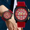 Sports Watches Men'S Fashion Business Large Dial Chronograph Calendar Quartz Men'S Watches