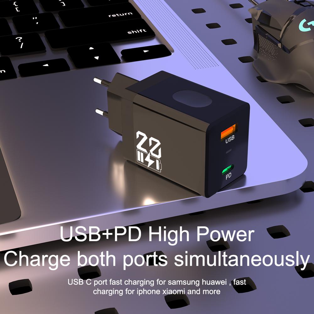 20W USB Charger Fast Charging Mobile Phone Charger Power Adapter For iPhone Samsung Xiaomi QC 3.0 Wall Quick Charge Plug