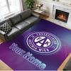 Crystal Velvet Rug Custom Name Text, Soft Non Slip Floor Mat Home DecorAustria Wien FC