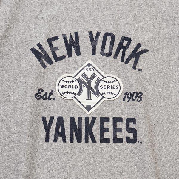 New Era New York Yankees T shirT heaTher Gray 15147502