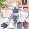 Children's Beach and Snow Play Set: Sand Tools, Shovel, and Beach Car
