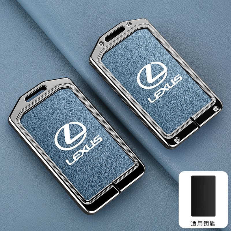 

Alloy Leather Car NFC Card Smart Remote Key Case Fob Cover For Lexus F Sport ES LM GS IS NX RX LX LS RX300 Keychain Accessories