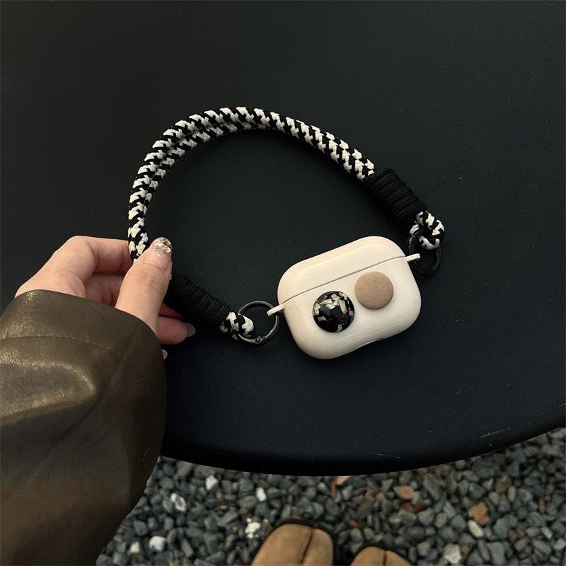 Niche Premium Gem Bluetooth Headset Case Protective Case Airpods Pro Women'S Lanyard Airpods 1 /2/3