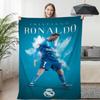 Fleece Blanket Sofa Winter Warm C-Cristiano Ronaldo Knee Bed Camping Flannel Fluffy Soft Blankets King Size Microfiber Bedding