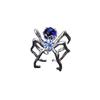 Halloween Creative Black Spider Opening Ring For Women Crystal Irregular Dark Animal Bat Ghost Gothic Finger Rings Party Jewelry