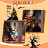 Horror Castle Window Sticker Halloween Holiday Decoration Static Self-Adhesive Glass Sticker