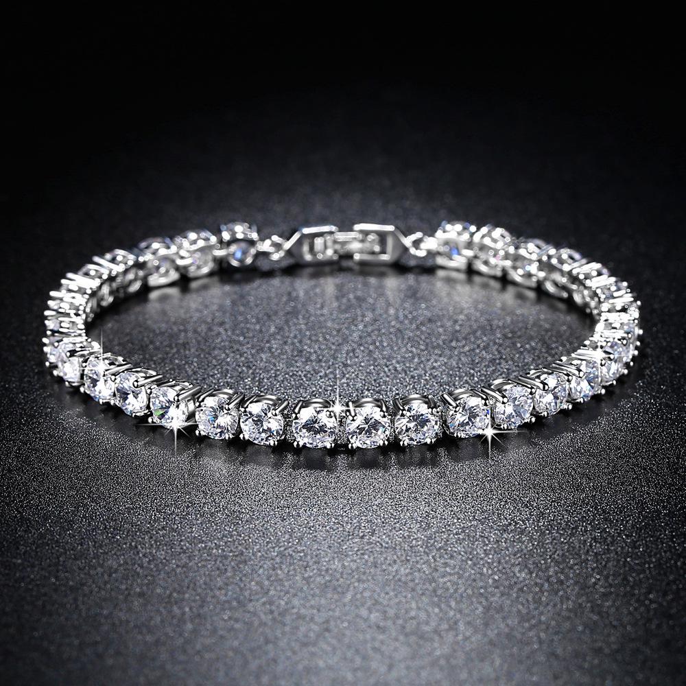 Zircon Bracelet: Women's Light Luxury & Exquisite Bangle for a High-End, Fashionable Look