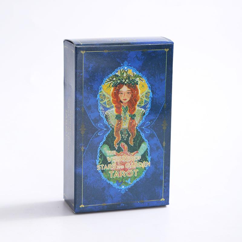 86 Sheets 10.3X6Cm Cartoon Tarot Cards The Whisper Of Stars And Garden Tarot Deck Based On Rider Waite System