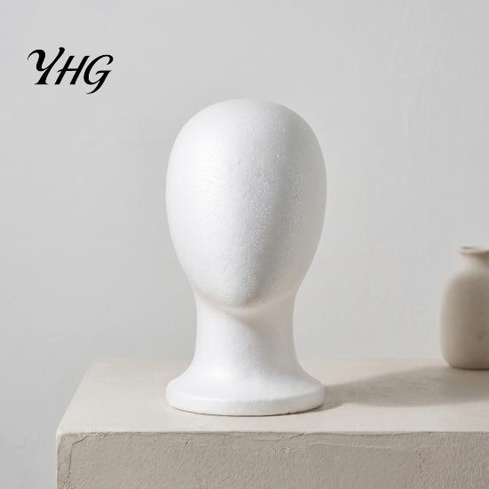 Mannequin Head for Hats Foam Head, Male Female Hat Display Stand, Lightweight Model Wig Storage Hair Styling Tool