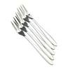 5 Pcs Stainless Steel Fruit Fork Two Tooth Dessert Fork Home Kitchen Supplies