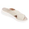 Women Stretch Cross Slide Sandals Summer Beach Wedge  Slippers Shoes