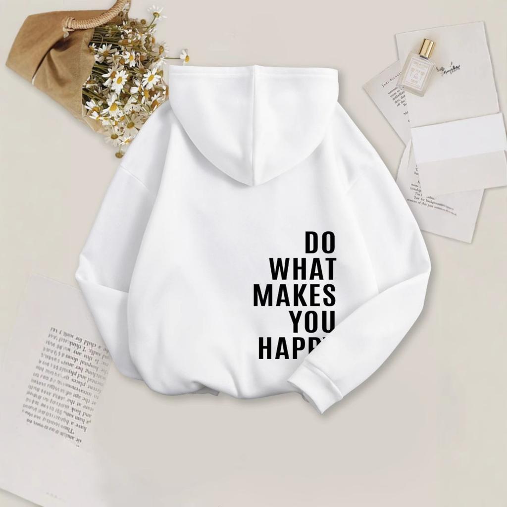 Women's Hooded Long Sleeve Loose Fit Sweatshirt Casual Colorblock Graphic Pullover