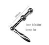 1PC NEW Taiwan Turret Milling Machine Metal Handle Three Ball CNC Vertical Tool Lathe Machine