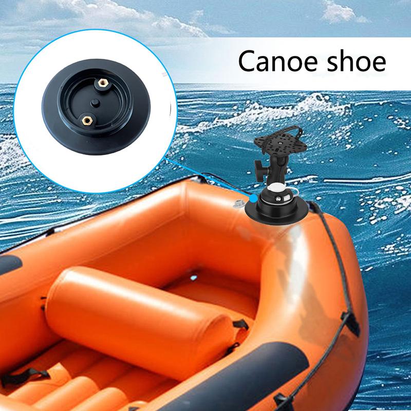Inflatable Kayak Cabin Base For Rod Holder Mount Base Stick-Onmount Base Boat Canoe Slide Rail Kayak Fishing Rod Accessories