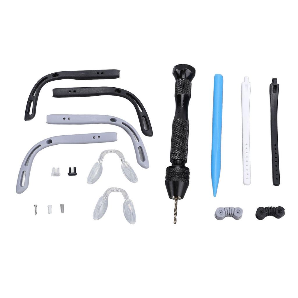 Eyeglass Repair Tool Kit Multipurpose Universal Screws Nose Pads Legs Hinges Screws Eye Glass Screwdriver Kit