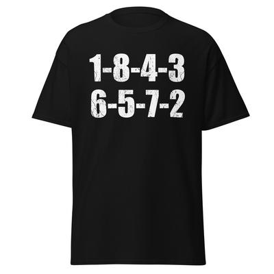 18436572 Zahlen Spiel Klein Groß Block Chevy Auto T-Shirt V8 Chevelle Vette SBC