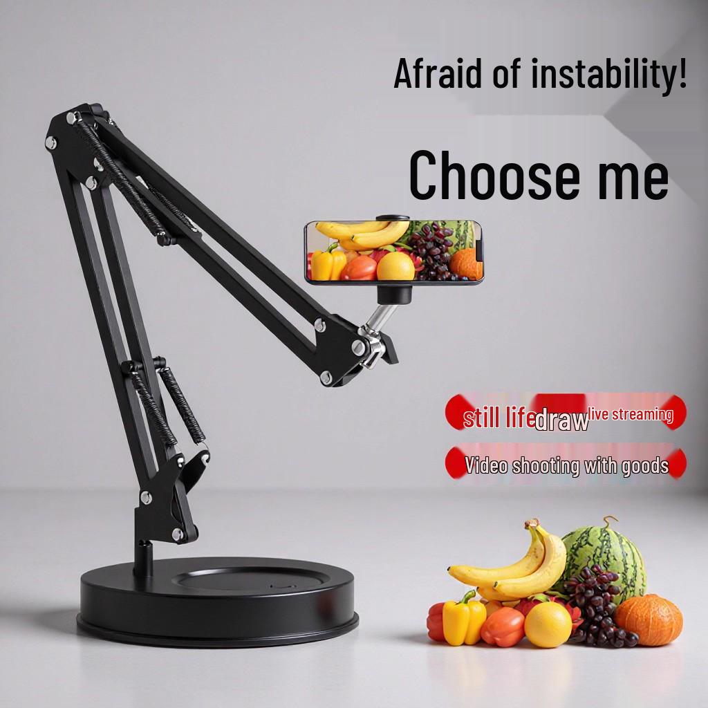 

Регулируемый настольный держатель для телефона и планшета для фотосъемки и запойного просмотра Phone Holder (25 Disc) + Bluetooth Shutter