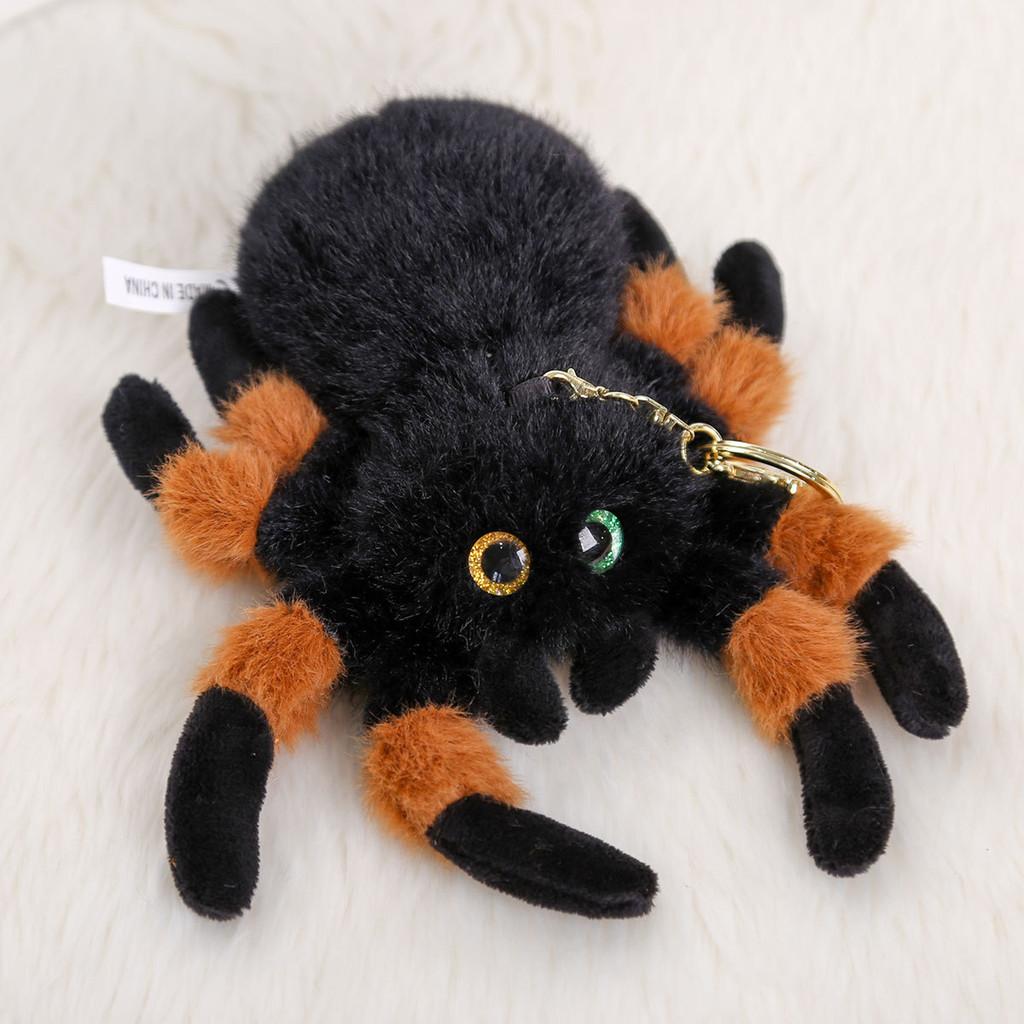 

Realistic Spider Plush Doll Pendant With Short Plush Material For Birthday Gifts And Bag Charms коричневий