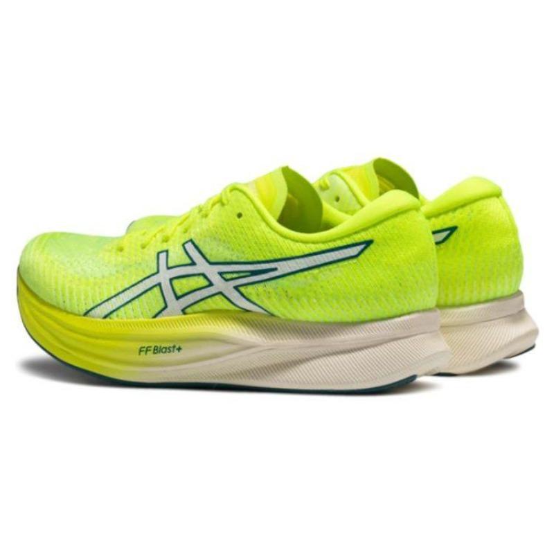 ASICS Magic Speed 2 Women Low Top Carbon Plate Running Shoes Safety Yellow/White 1012B274-750
