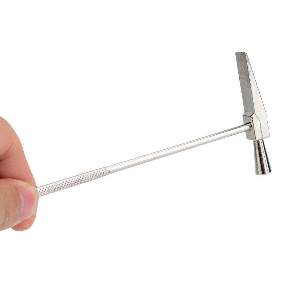 

Thumb Piano Kalimba Tone Tuning Hammer Musical Instrument Tool Accessory Silver