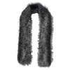 Luxurious Faux Furs Scarf Collar Long Neckerchief Shawl Wrap for Women Winter Warmth Evening Party Fuzzy Stoles Shrug
