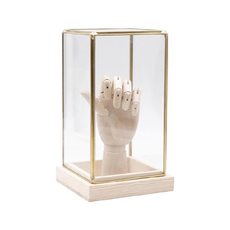 Display Case for Collectibles Glass Domes Miniature Clear Covers for Home and Office Embellishment