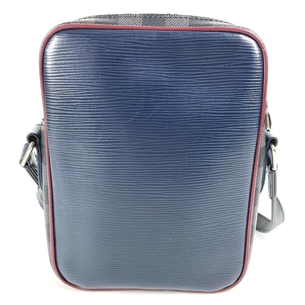 Louis Vuitton M55100 Epi Damier Graphite Danube Slim Bag Pochette Shoulder Bag