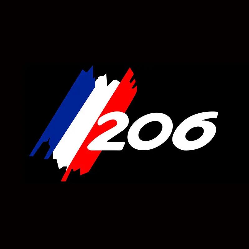 Car Sticker 2025 Hot 2pcs Car LED Door Welcome Light for Peugeot 206 207 307 308 3008 4008 5008 RCZ Laser Projector Ghost Shadow