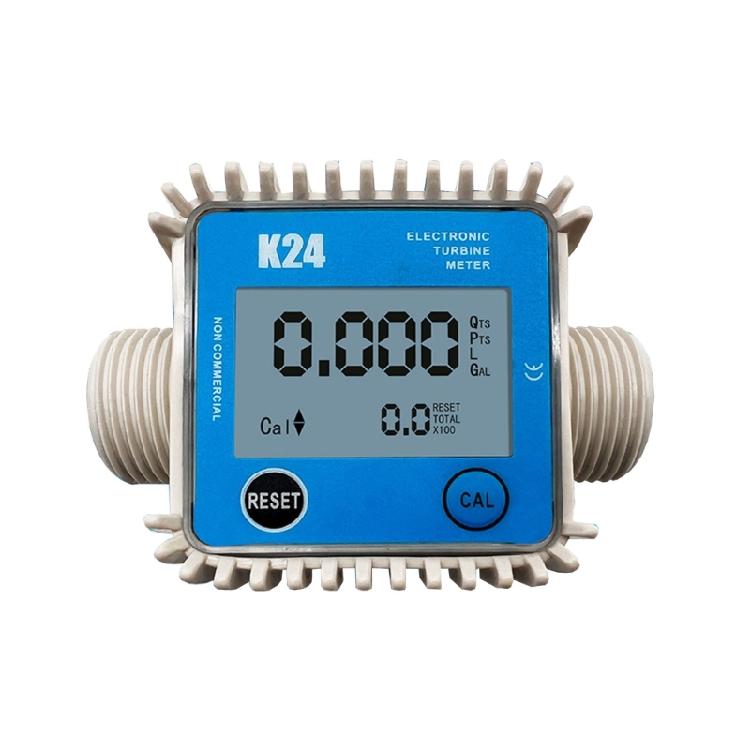 DN25 Electronic Turbine- Flow Meter with LCD Digital Display Liquid Flow Meter