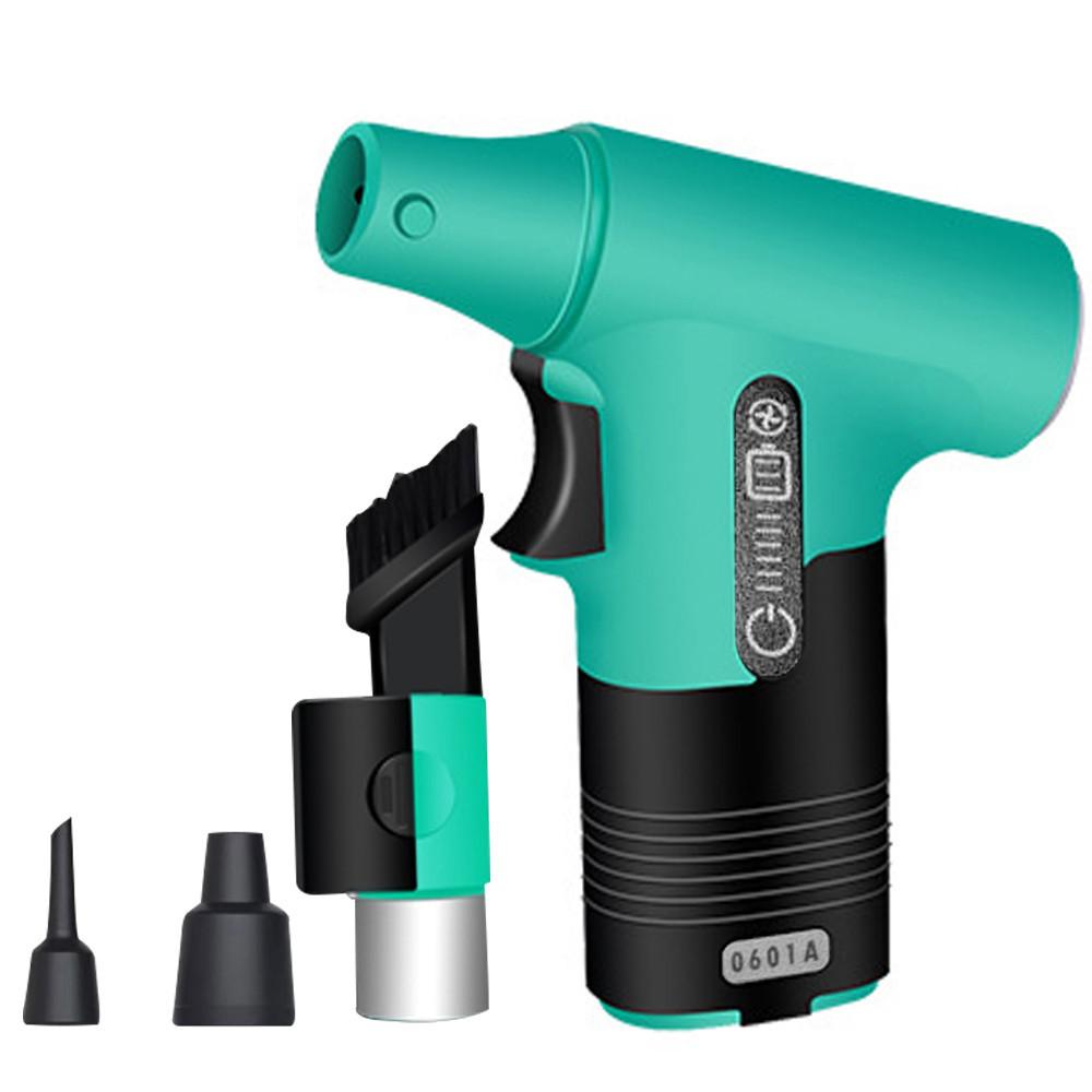 120000PRM High Power Turbofan Violence Fan Compressed Air Duster 3 Speed Handheld Blowing Sunction Air Blower Brushless Jet Fan