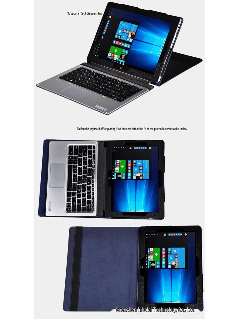 Protective Leather Case for HP Elite X2 1012 G1, Pro X2 612 G2, X2 G4 - 12 Inch