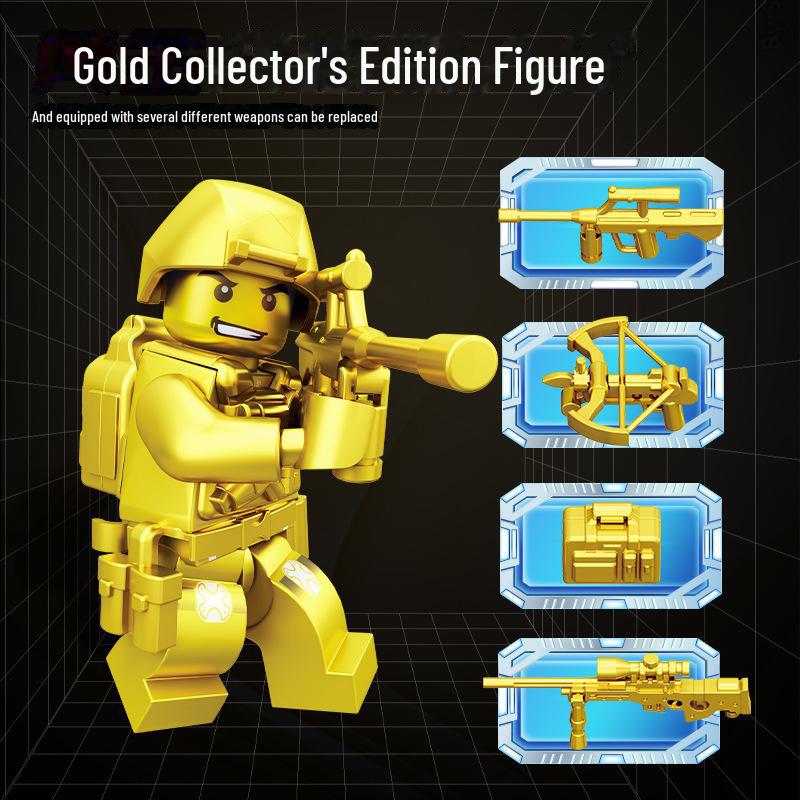 "Wo Ma C5000 SWAT Team Military Figure Toy - Special Forces Building Blocks for Kids"