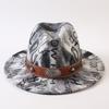 New European and American style letter printing fashion top hat men's and women's fashion jazz hat sunscreen sun hat